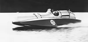 Sayers: Donald Malcolm Campbell on his first test run of
