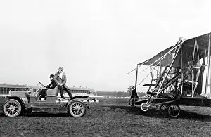 Codys: Doncaster Race Course - 1909 - Cody's damaged biplane