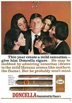 Sexist: Doncella cigar advertisement, 1965