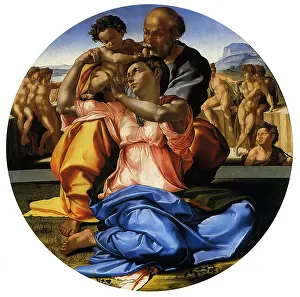 Tondo: Doni Tondo, by Michelangelo