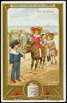 Shoving: Donkey Ride (Liebig)