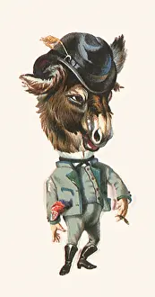 Caricatured: Donkey in Suit