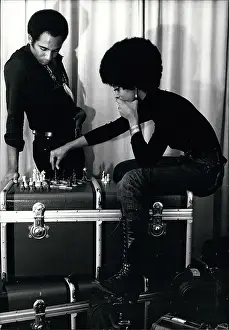 Hardly: Donna Gaines and Ron Williams playing chess