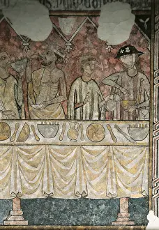 Antigua: Donors in the dining room of the pilgrims (14th