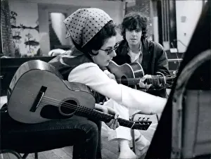 Gentry: Donovan and Bobby Gentry rehearse for TV show