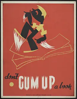 Gummed: Don't gum up a book