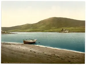 Doon: Doon Castle from the loch, Dalmellington, Scotland