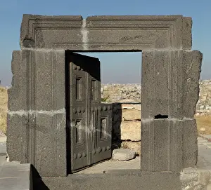 Jebel: Door, Amman Citadel, Jordan