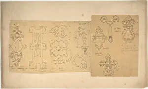Recto: Door Knockers and Mounts from Rouen Cathedral