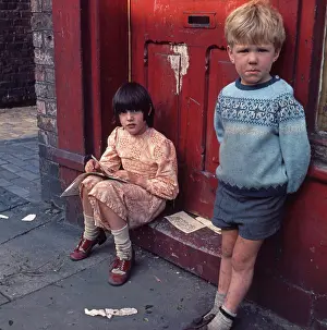 Doorstep: Doorstep Artist 2.. Light Pipe Hall Road, Stockton 1970s