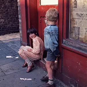 Doorstep: Doorstep Artist 3. Light Pipe Hall Road, Stockton 1970s