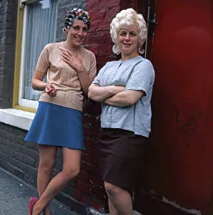 Terraced: Doorstep Gossip. Middlesbrough 1970s