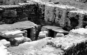 Hypocaust: Dorchester, the remains of the Hypocaust 1939