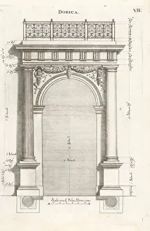 Abraham Bosse: Doric order portal