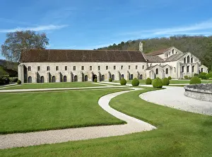 1119: Dormitory, Abbaye de Fontenay, Marmagne, Burgundy, France