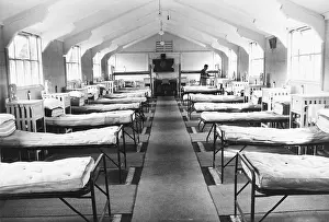 Institutional: Dormitory at Grendon Underwood Open Prison