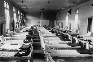 Dormitory: Dormitory for immigrants on Ellis Island, 1935