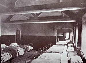 Bedding: Dormitory at Old Workhouse, Hunslet, Leeds