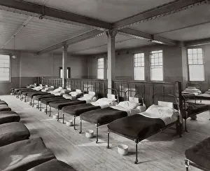 Dormitory at St Marylebone Workhouse, London