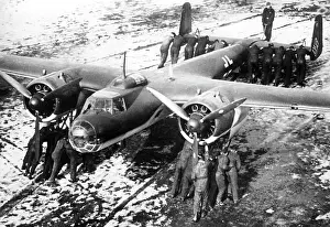 Presumably: Dornier Do 17 fighter plane presumably in the 1930s