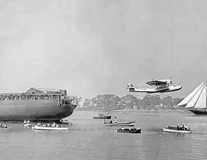 Catapult: Dornier Do 18 at the launch, 1936
