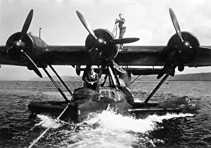 Towed: Dornier Do 24 flying boat, 1942