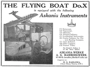 Askania: The Dornier Do.X Is Equipped With Askania Flight Instruments