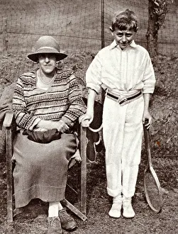Frinton: Dorothea Lambert Chambers and son Graham at Frinton