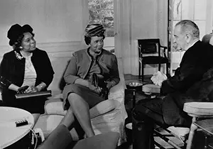 Acti: Dorothy Height and Rosa Gragg meet with ?