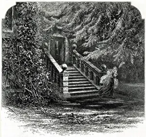 Haddon: Dorothy Vernon eloping from Haddon Hall, Derbyshire