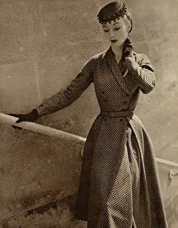Fifties Style: Double-breated coat 1951