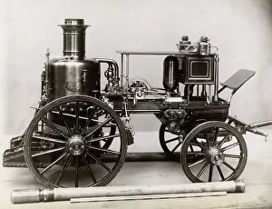 London Fire Brigade: Double cylinder steam fire engine made by Thomas Coates