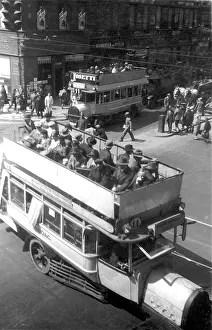 Enjoyed: Double-decker bus in Berlin in the 20s