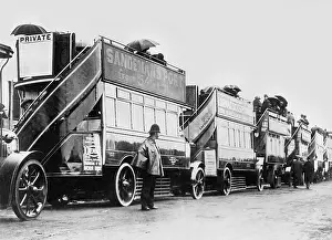 Busses: Double-decker buses in London, 1926