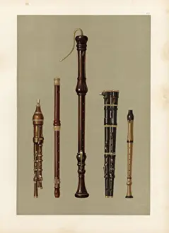 Musicologist: Two double flageolets, a German flute, and two flutes douces