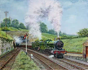 Webster: Double Heading out of Dainton, Devon