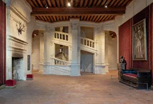Chambord: Double helix staircase, Chateau de Chambord
