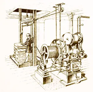 Elisha: Double Oscillating Steam Engine, 19th Century