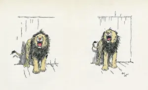 Roar: Double page illustration, Mrs Tickler's Caravan