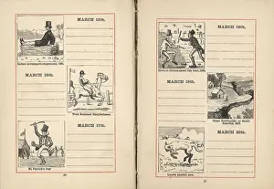 Frisky: Double page spread in a diary for 15-20 March