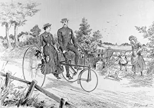Sociable: A Double-Seated Tricycle 1885
