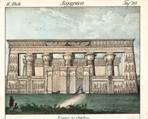 Ombo: Double temple of Kom Ombo (Ombos) in ancient Egypt