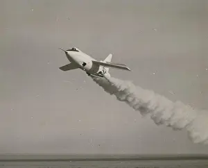 Assisted: Douglas D-558-2 Skyrocket during a jet-assisted take-off