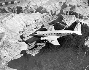 Transcontinental: Douglas DC-2 over the Grand Canyon