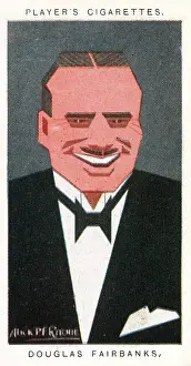 Cubist: Douglas Fairbanks - American actor, director - producer