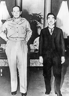Hirohito: Douglas MacArthur and Hirohito, 1945