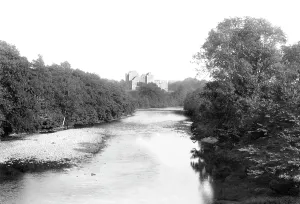Doune: Doune, Castle from Bridge 1899
