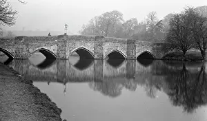 Dovedale: Dovedale - the bridge over the River Wye