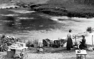 Dovedale: Dovedale, the River, Thorpe Cloud 1894