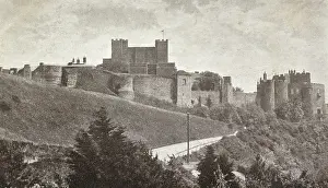 Dover: Dover Castle from Connaught Park, Kent